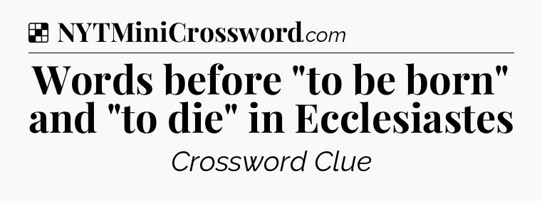 Solution: Words before 