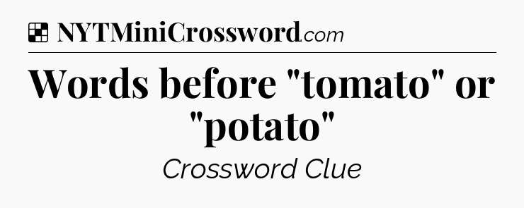 Solution: Words before 