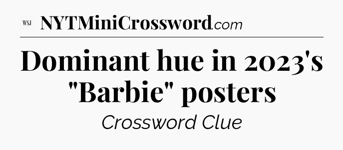 Dominant hue in 2023's 