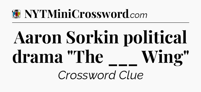 Aaron Sorkin political drama 
