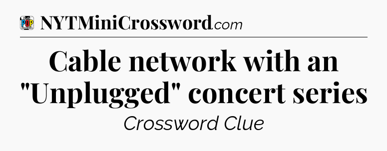 Cable network with an 