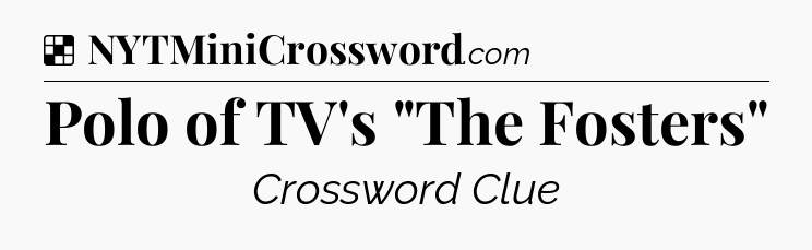 Solution: Polo of TV's 