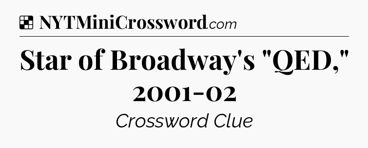 Solution: Star of Broadway's 