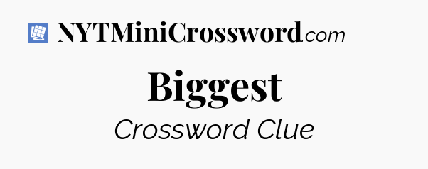 Biggest Puzzle Page Crossword Clue