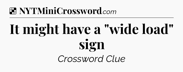 Solution: It might have a 