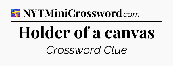 Holder of a canvas Codycross