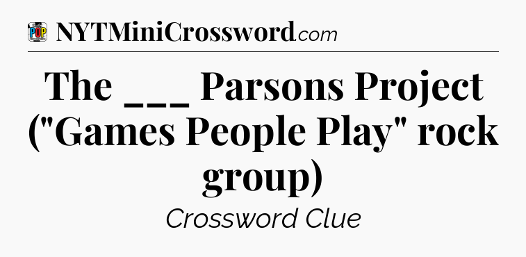 The ___ Parsons Project (