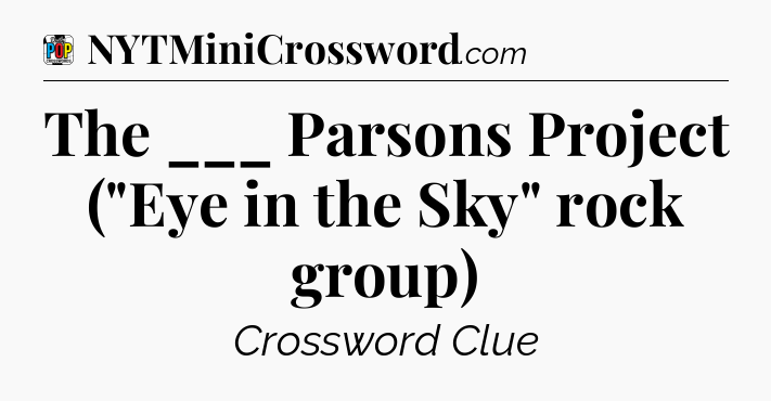 The ___ Parsons Project (