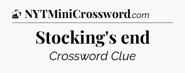 Stocking's end - Daily Themed Classic Crossword
