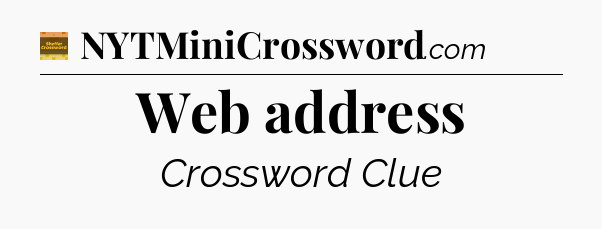 Web address crossword clue Eugene Sheffer