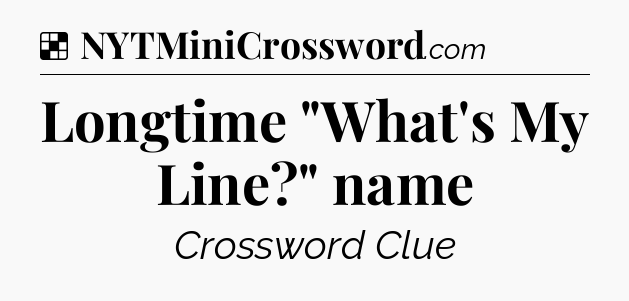Solution: Longtime 