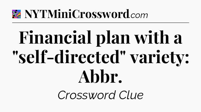 Financial plan with a 