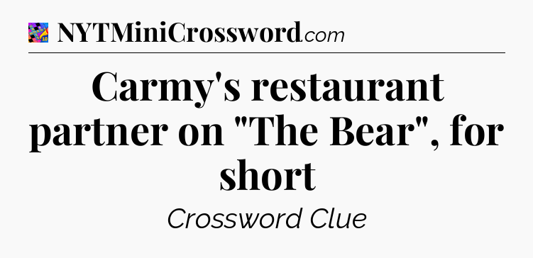 Carmy's restaurant partner on 