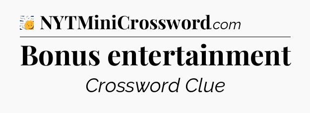 Bonus entertainment - 7 Little Words