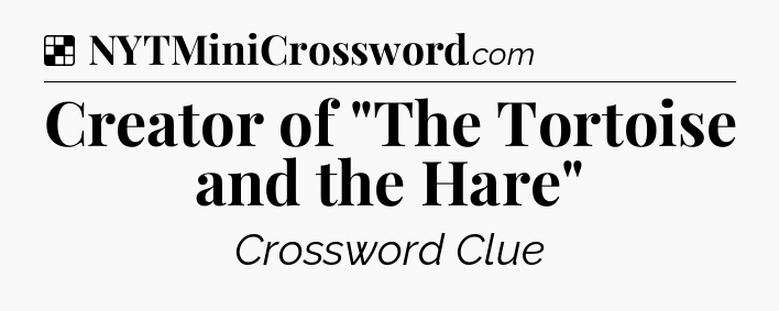 Solution: Creator of 