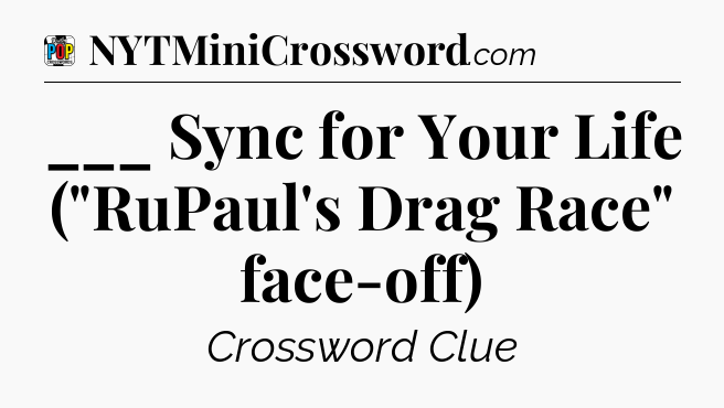 ___ Sync for Your Life (