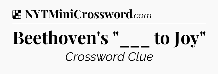 Solution: Beethoven's 