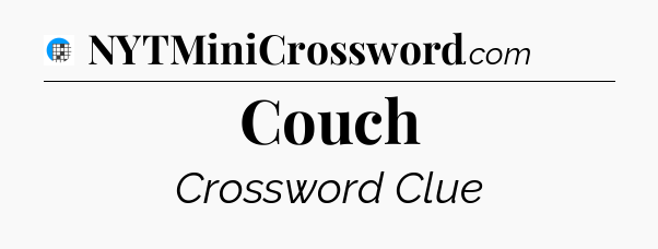 Couch Crossword Clue