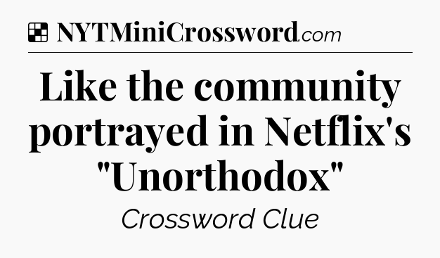 Solution: Like the community portrayed in Netflix's 
