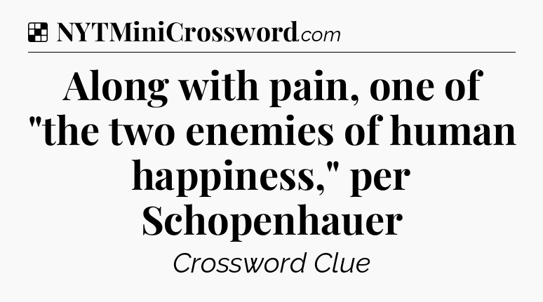 Solution: Along with pain, one of 