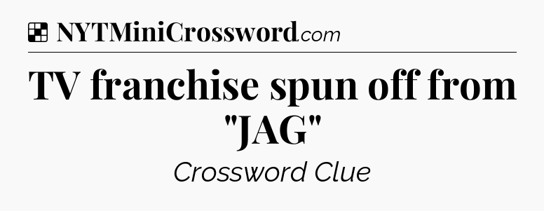 Solution: TV franchise spun off from 