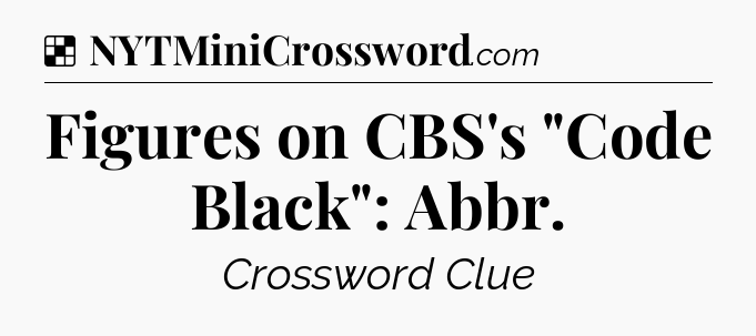 Solution: Figures on CBS's 
