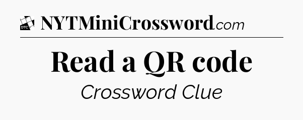 Read a QR code - Daily Themed Classic Crossword