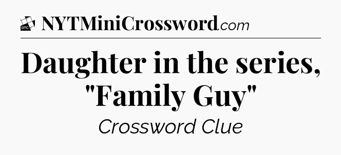 Daughter in the series, 