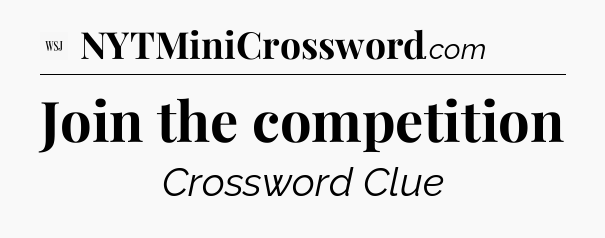 Join the competition - WSJ Crossword