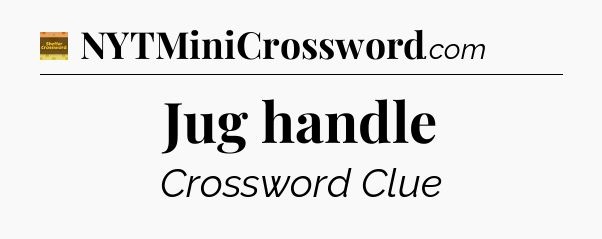 Jug handle - Eugene Sheffer Crossword