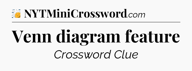 Venn diagram feature - 7 Little Words