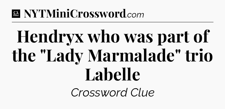 Hendryx who was part of the 