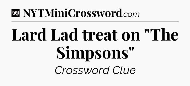 Lard Lad treat on 