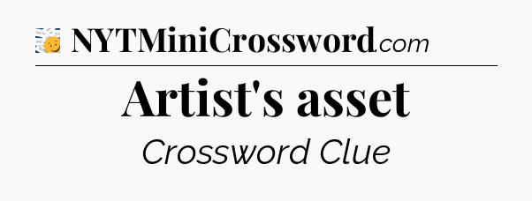 Artist's asset - 7 Little Words