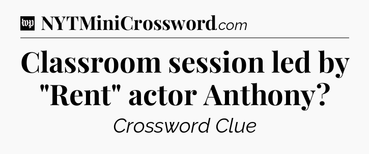 Classroom session led by 