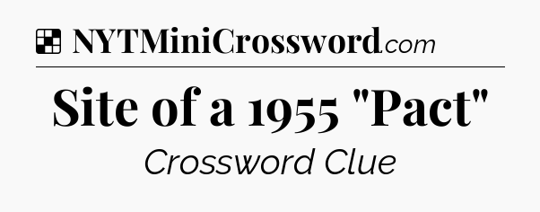 Solution: Site of a 1955 