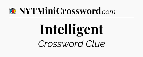 Intelligent Crossword Clue