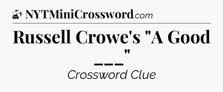 Russell Crowe's 