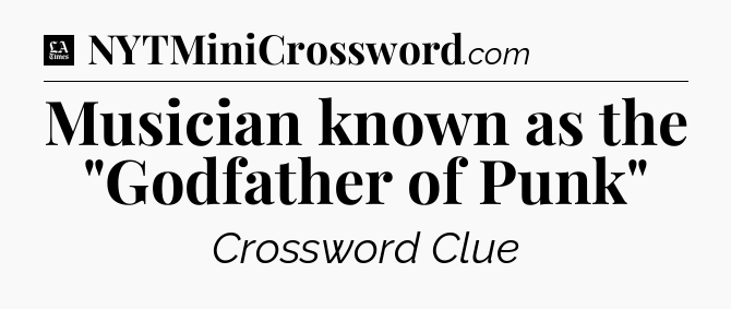 Musician known as the 