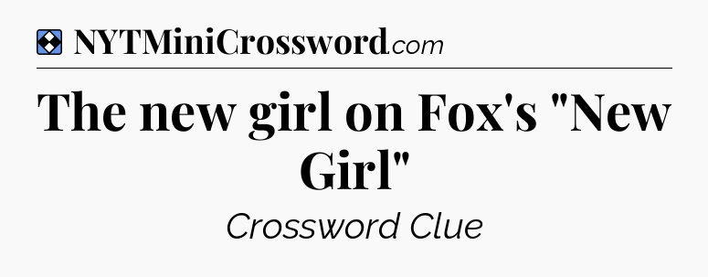 Solution: The new girl on Fox's 