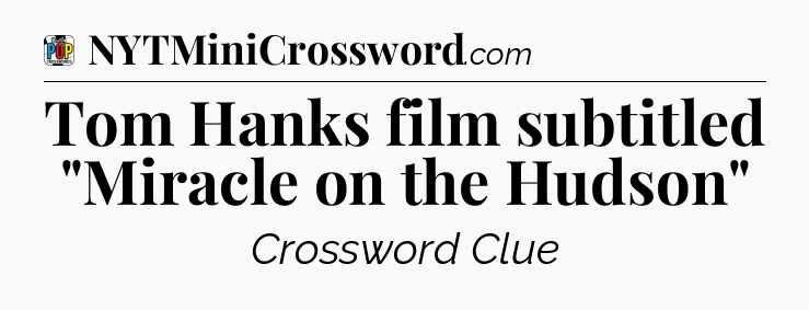 Tom Hanks film subtitled 