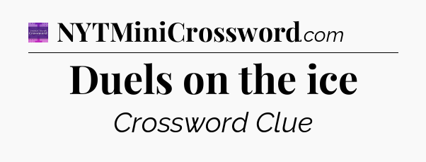 Duels on the ice - Thomas Joseph Crossword