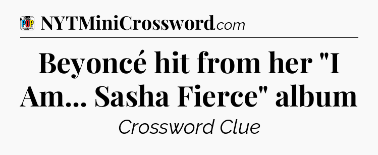 Beyoncé hit from her 