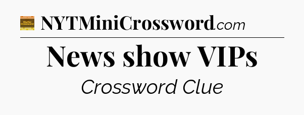 News show VIPs - Eugene Sheffer Crossword