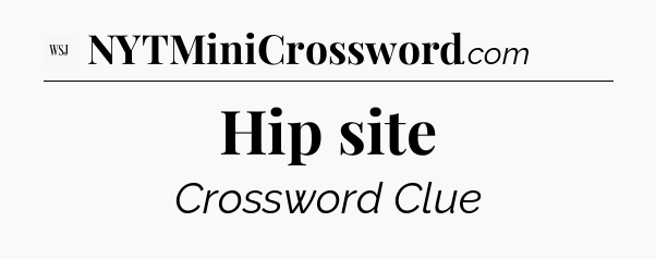 Hip site - WSJ Crossword