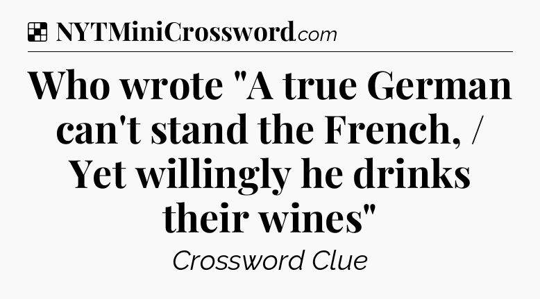 Solution: Who wrote 