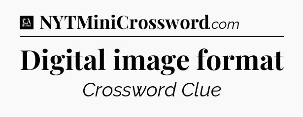Digital image format - LA Times Crossword