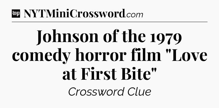 Johnson of the 1979 comedy horror film 