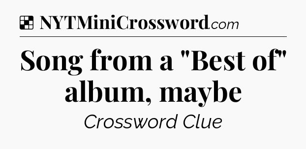 Solution: Song from a 