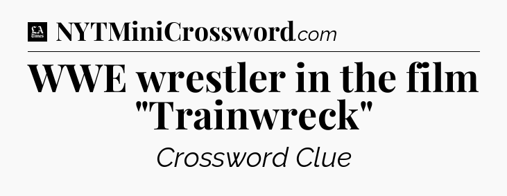 WWE wrestler in the film 